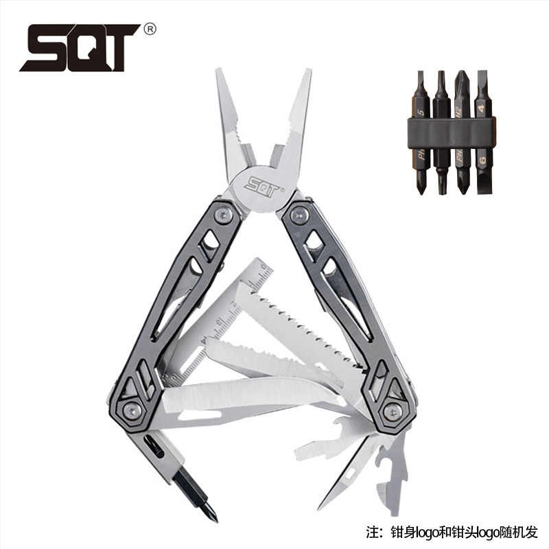 SQT顺全MQ22多功能组合工具钳车载工具多功能钳装备组合折叠刀钳