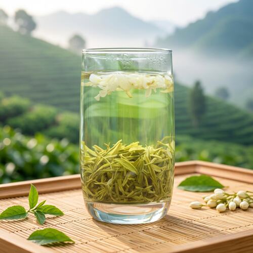 北川炒花飘雪茉莉花茶茗茶四川茶叶2026新茶浓香型高山茶叶嫩芽春 - 图0