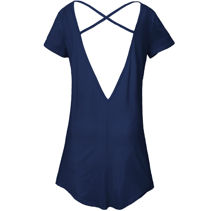 蜜愿性感女春韩版短袖露背连体睡裙 蜜愿睡裙