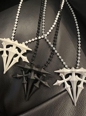 HODGETUNG手工镀色十字架项链