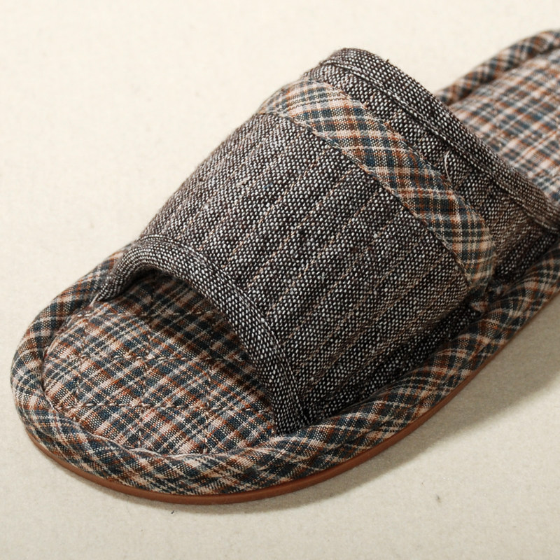 新款雅格布艺拖鞋男士加厚牛筋底地板四季棉布家居家鞋静音可机洗,淘宝优惠券,粉丝福利购,淘宝优惠卷