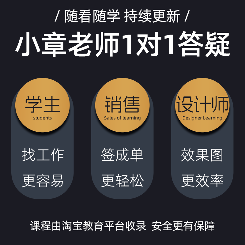 2024新版酷家乐教程视频教学全屋家具定制室内设计效果图学习课程 - 图1