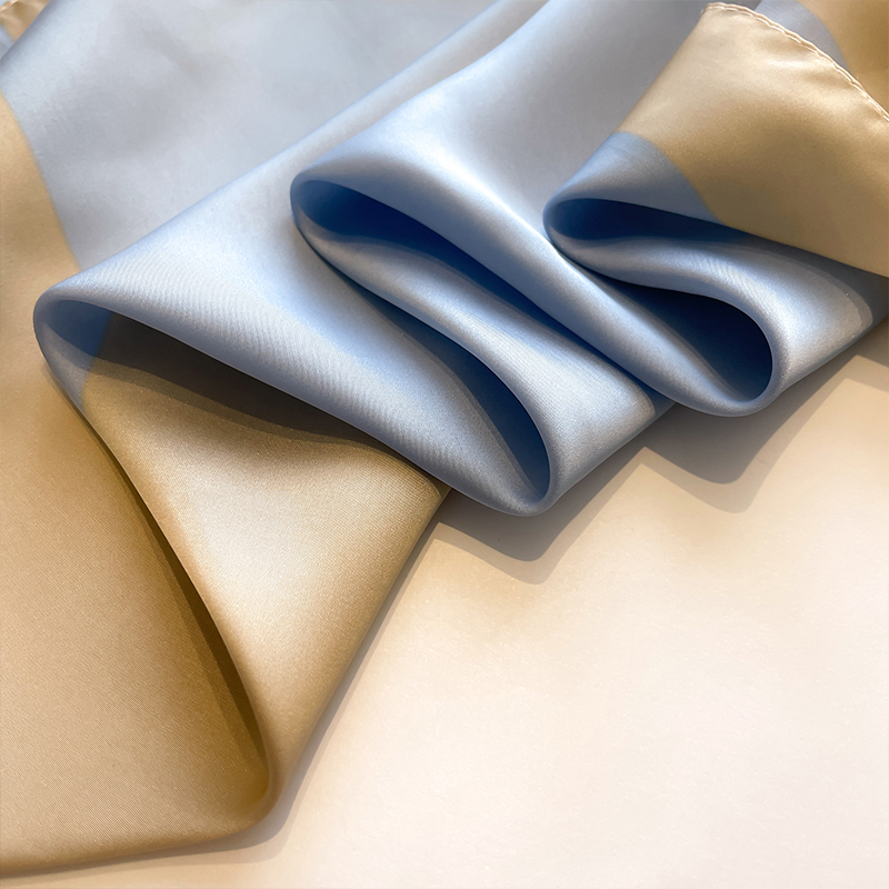 小方巾丝巾女春秋冬季四方正方形纱巾职业空姐银行搭配衬衫薄围巾 - 图3