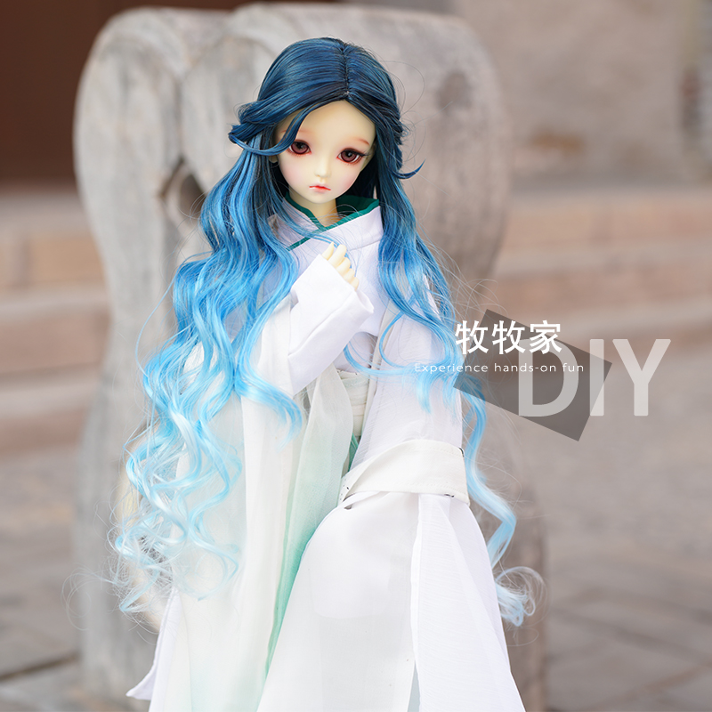 水精灵bjd VOLKS SD DD MDD 巨婴2分3分4分6分渐变娃娃假发假毛 - 图1