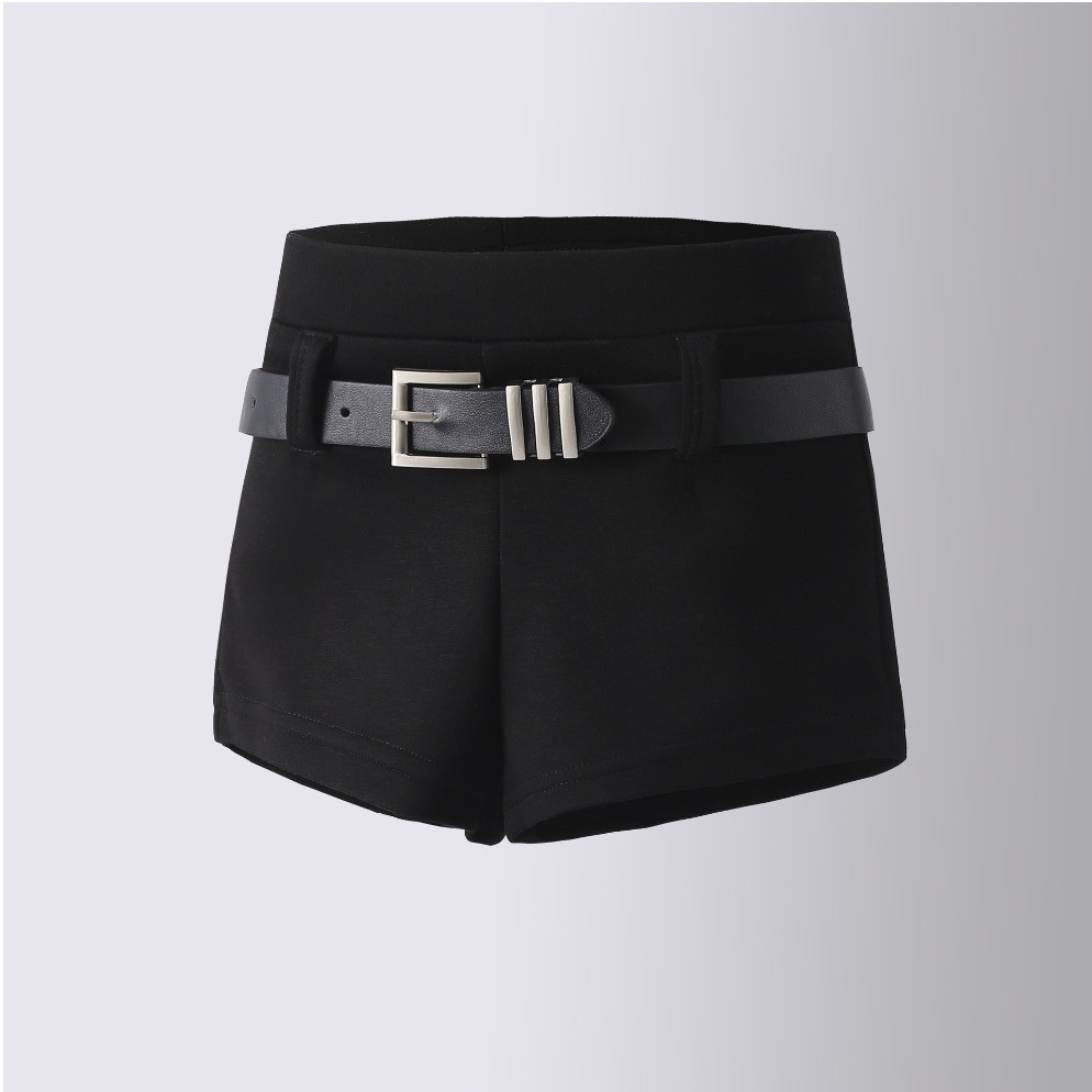 爵士舞高腰黑色短裤女童2024新款百搭弹力紧身打底热裤外穿休闲裤,淘宝优惠券,粉丝福利购,淘宝优惠卷