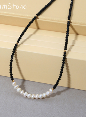 淡水珍珠项链女颈链配饰