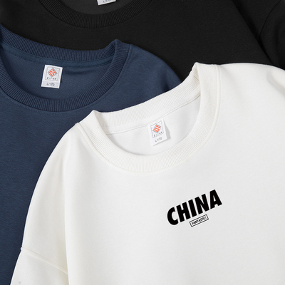 重磅圆领卫衣宽松卫衣