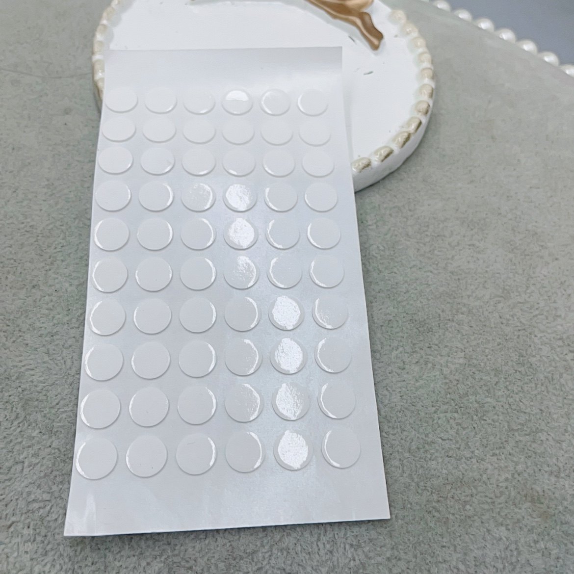 0.8/1cm圆形亚克力透明无痕双面胶贴DIY手工材料配件摆件固定贴,淘宝优惠券,粉丝福利购,淘宝优惠卷