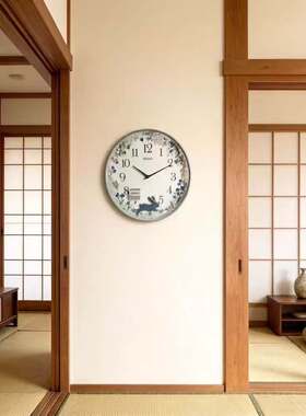 SEIKO精工儿童房卧室书房挂钟