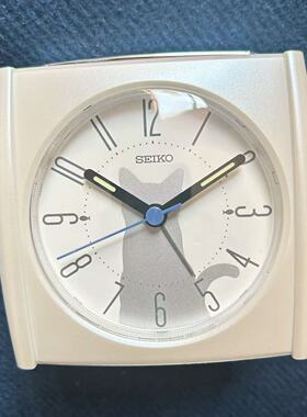 正品日本seiko精工026夜灯闹钟