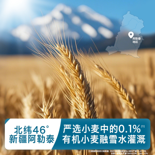 禾泱泱有机婴幼儿面条 宝宝面条碎碎面 辅食面无添加食用盐