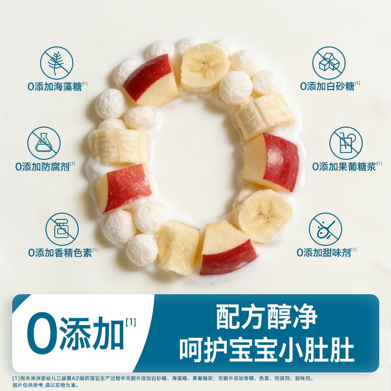 禾泱泱宝宝酸奶溶豆无添加香精 益生菌水果溶豆 送婴儿零食食谱