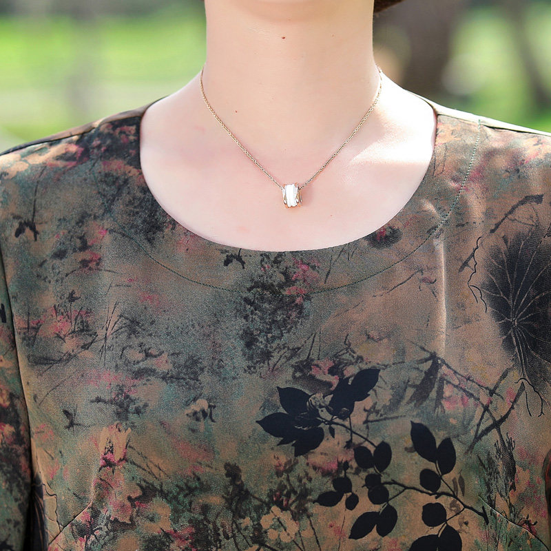 夏装运动两件套装休闲洋气母亲节 雪中花女装中老年女装