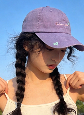 2026新款韩版爱心刺绣棒球帽女