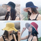 Women's fisherman hat sun protection large brim