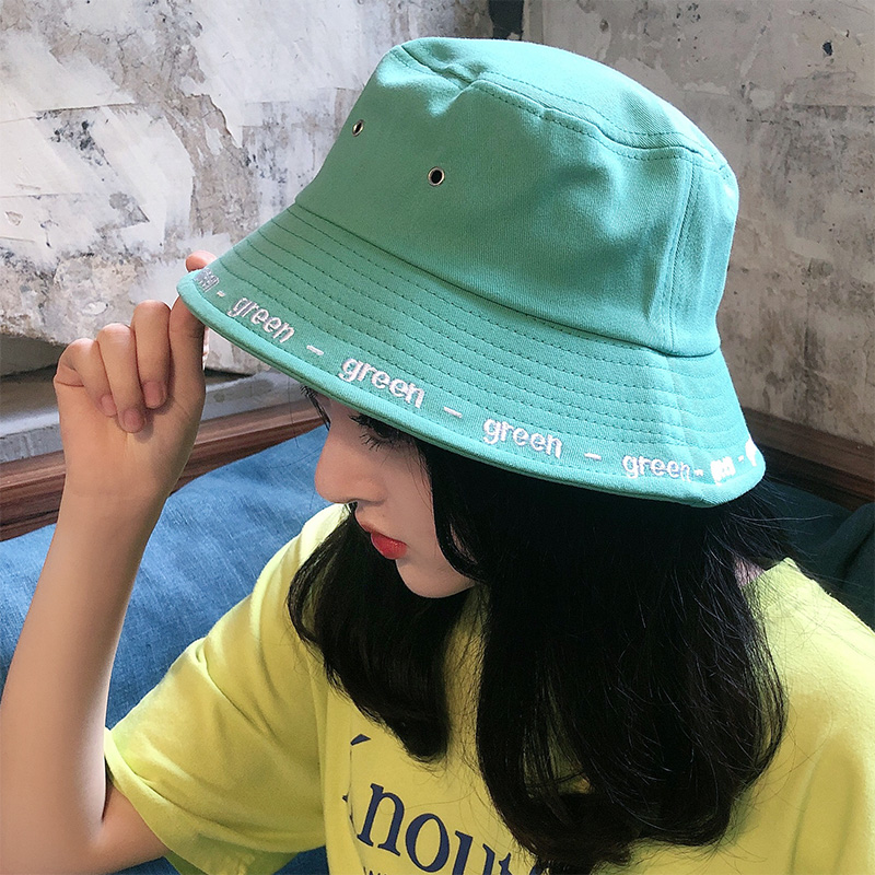 画蔻旗舰店黑色渔夫帽女韩版百搭潮日系时尚夏季遮阳防晒帽子网红款春季盆帽1