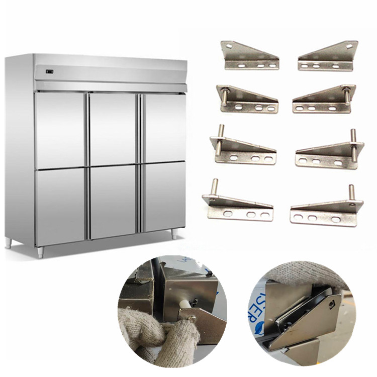 星星合页商用门轴冷柜林斯达格冰柜不锈钢铰链门加厚厨房扣配件门-图0