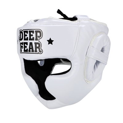 DEEP FEAR light weight head guard vision broad Boxing Thai fist guard fighting training safety helmet loose beating