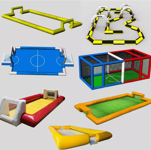 大型充气KT足球场气模户外幼儿园学校竞技比赛围栏移动无人机球场-图3