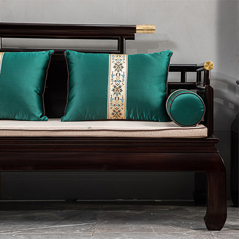 新中式黄铜雕花护套封底沙发椅子床五金装饰套实木家具配件铜脚套 - 图2