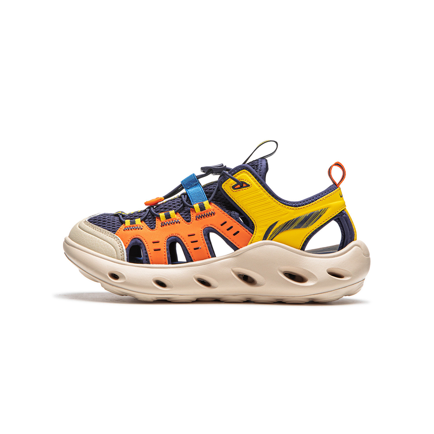 李宁正品新款男大童透气舒适干爽轻质网布运动休闲凉鞋YKUU030,淘宝优惠券,粉丝福利购,淘宝优惠卷