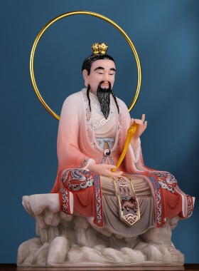 坐石三清太上老君神佛像三清道祖