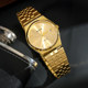 New watch small gold watch Casio business men's watch