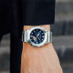 Casio metal octagonal ultra-thin color plate watch