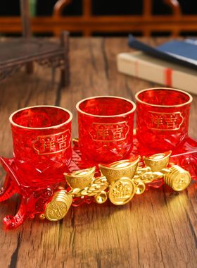 塑料家用供奉水杯佛前供杯贡杯