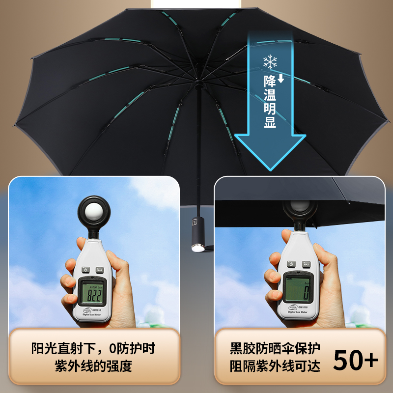 全自动折叠雨伞女晴雨两用男士太阳伞加大加厚加固抗风暴双人超大