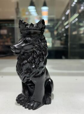 供货 小狮子底座 树脂球座 水晶球底座树脂工艺品 创意家居摆