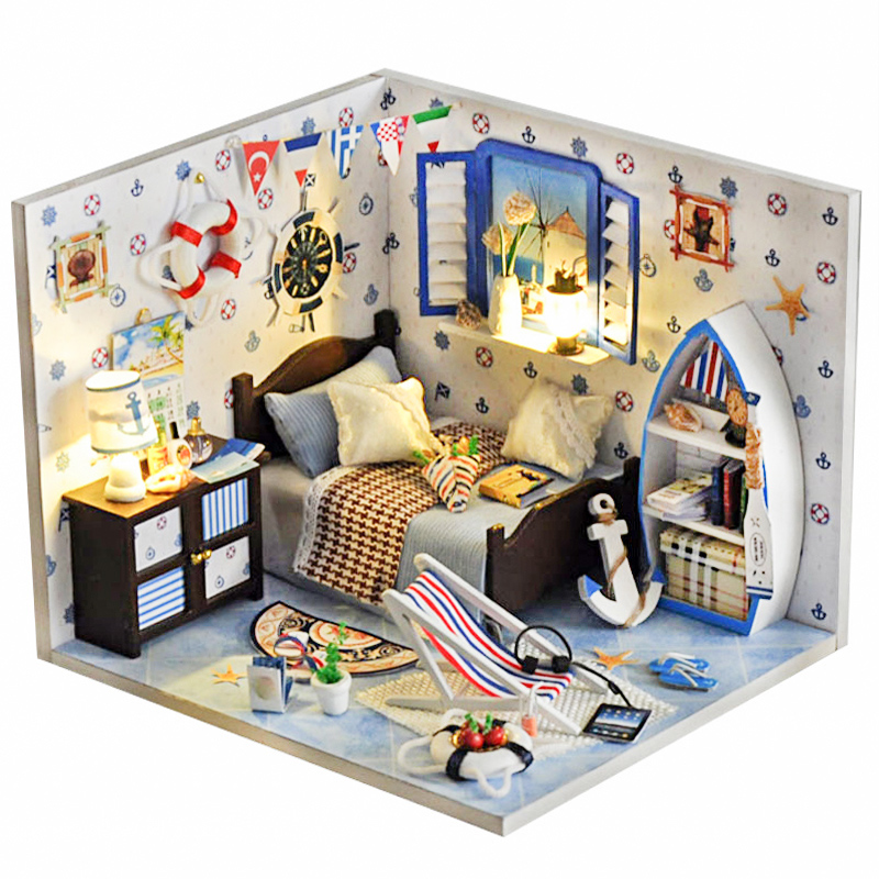 【19.9元秒杀】diy小屋梦星空手工拼装小房子模型生日礼物女生