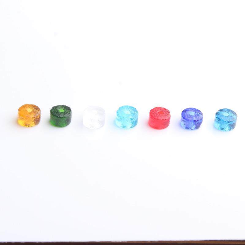 西亚琉璃文玩古珠尼泊尔回流老气风化包浆老型琉璃珠子8*5毫米,淘宝优惠券,粉丝福利购,淘宝优惠卷