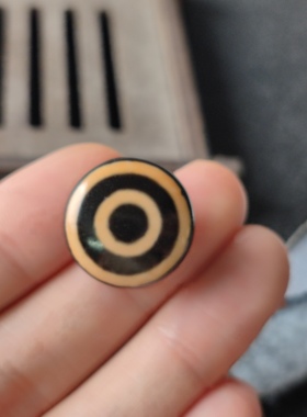 天然玛瑙牙黄羊板眼玛瑙板珠散珠天珠项链玛瑙背云手串手链配饰