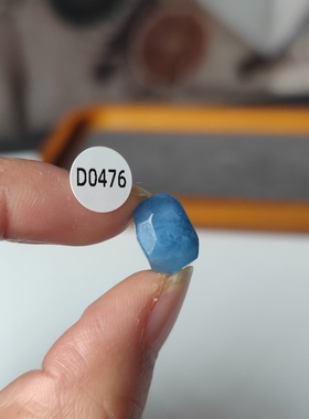 有黑点杂裂 天然海蓝宝随形桶珠简约百搭手工diy手链编绳散珠配饰