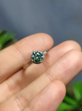 925纯银圆形女款戒指手圈