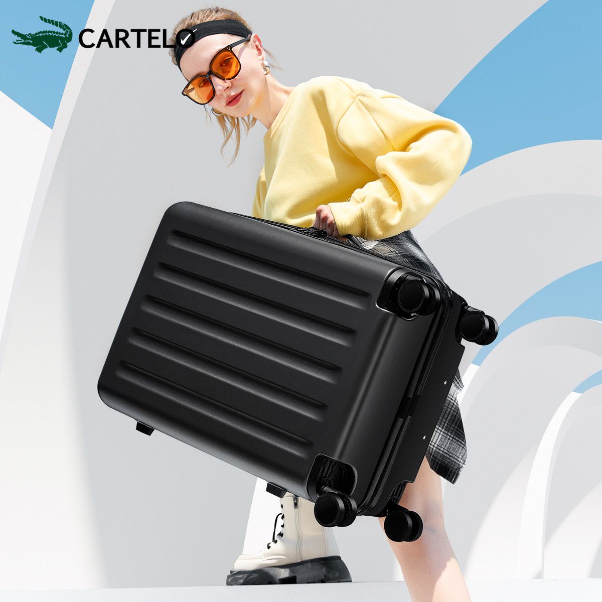  卡帝乐鳄鱼财航旅行箱