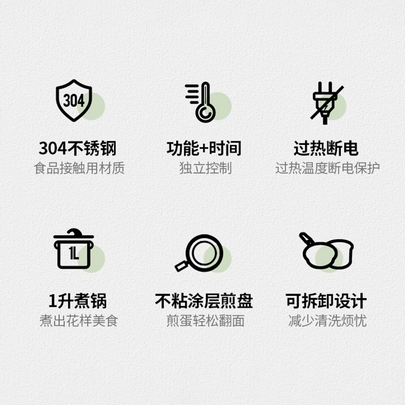 汉佳欧斯多功能四合一家用烤早餐机 汉佳欧斯鹏宇专卖多士炉
