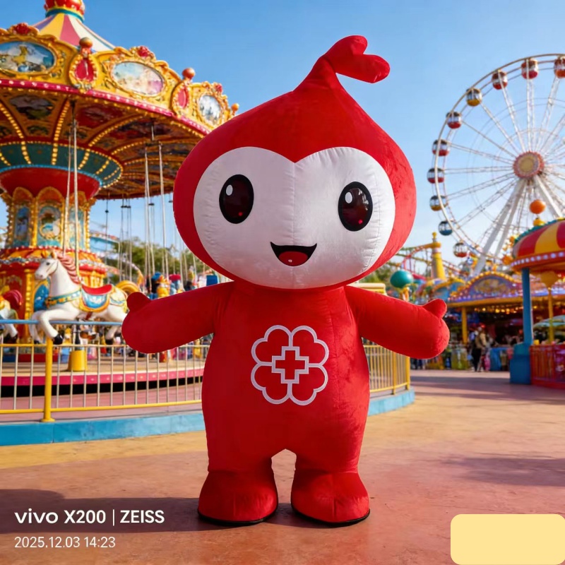 红十字卡通人偶服装充气玩偶服cos行走装扮成人活动演出道具 - 图2