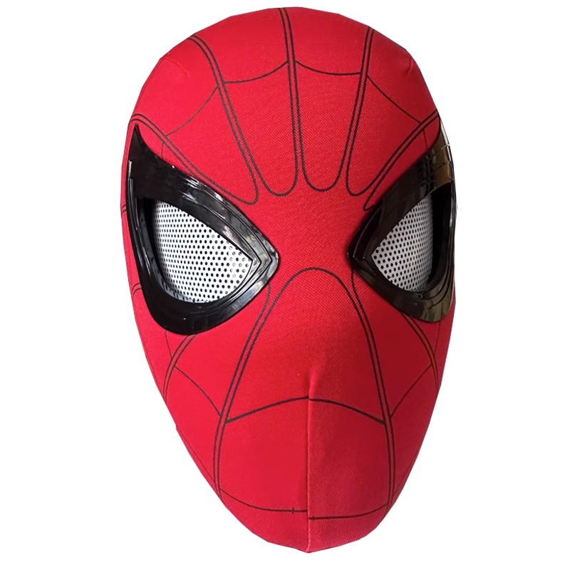 蜘蛛侠头套可动眼睛电动全自动迈尔斯塑形眨眼睛头盔六一儿童面具 - 图3