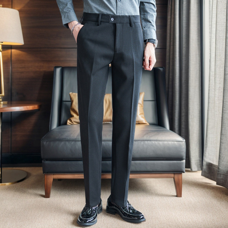 男裤子羊毛呢子秋冬季冬款加厚商务高端西装直筒大码休闲男士西裤,淘宝优惠券,粉丝福利购,淘宝优惠卷