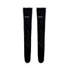 Over-the-knee boots with lace letters Korean style pile socks