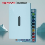 米娅 Пигментированная гуашь, художественный детский нетоксичный комплект, 42 цветов, 36 цветов