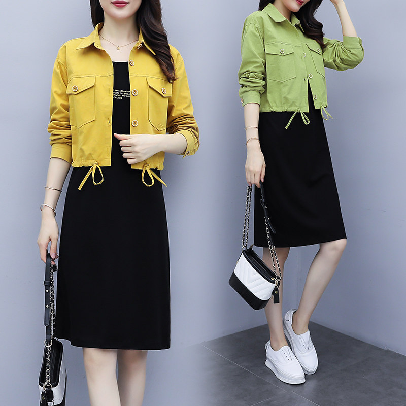 秋装2020年新款女休闲气质连衣裙 以魅连衣裙