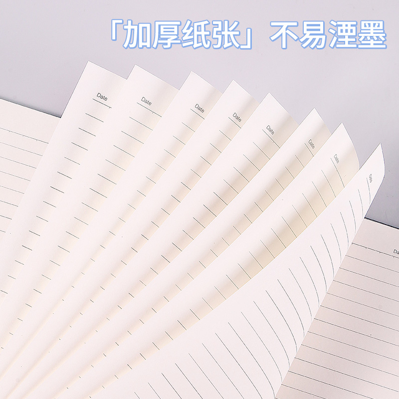 联华B5不硌手活页本可拆卸线圈笔记本子初中生专用记事纸高中生专用可拆环扣横线本大学生考研定制日记本子 - 图1