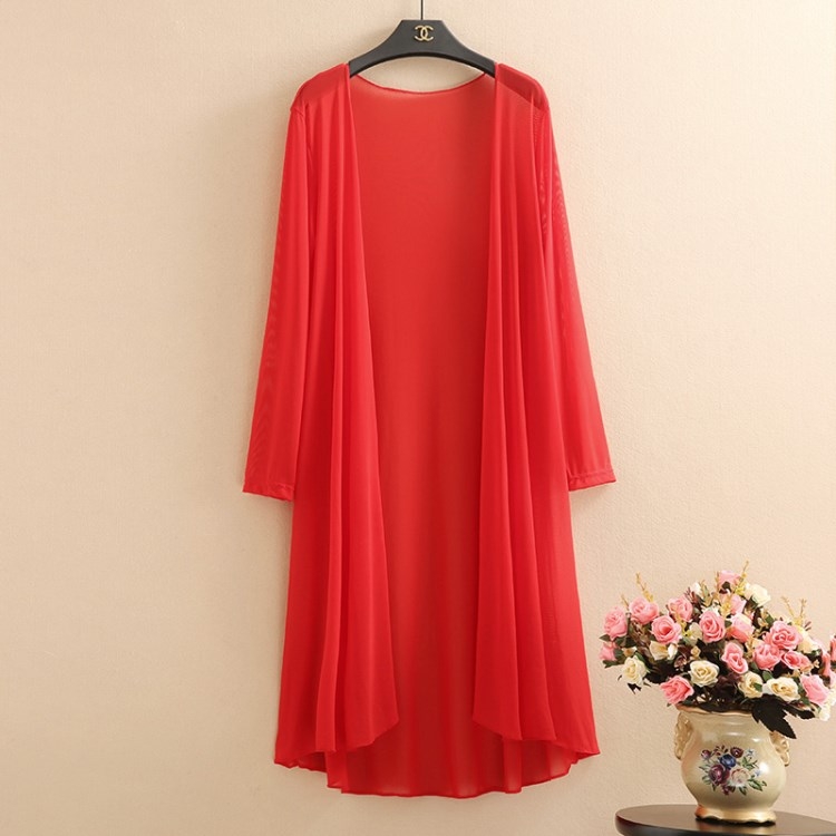 雅兰可夏天披风网纱开衫外搭沙滩衣 雅兰可短外套