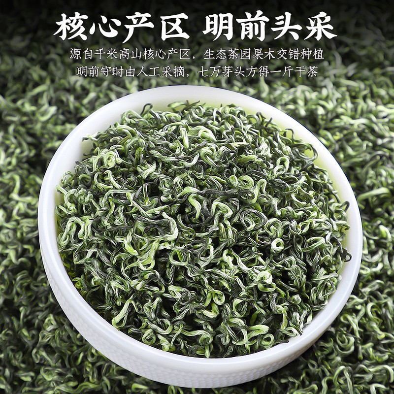 明前头采2022新茶特级贵州都匀毛尖绿茶浓香型春茶礼盒装茶叶250g