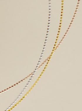 S925纯银调节定位项圈锁骨链