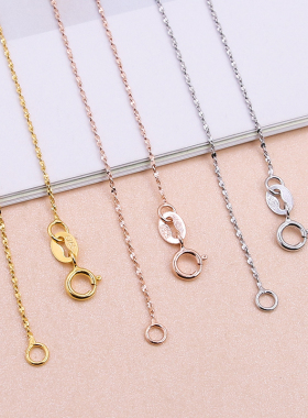 纯银满天星项链锁骨链子