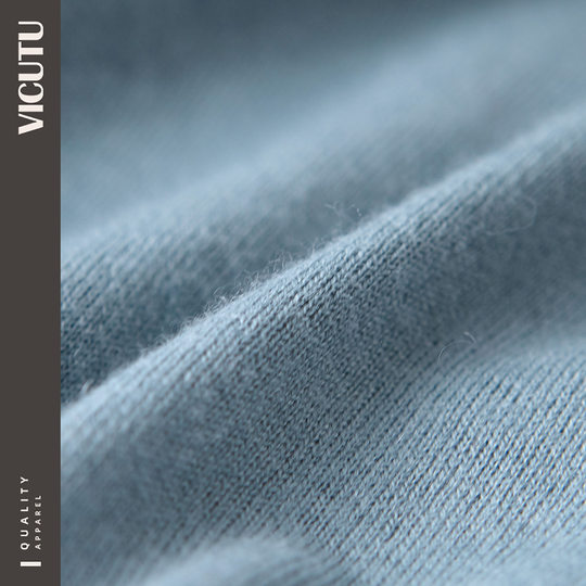 VICUTU/威可多针织衫毛衣男款秋冬保暖高领内搭纯色商务羊绒衫